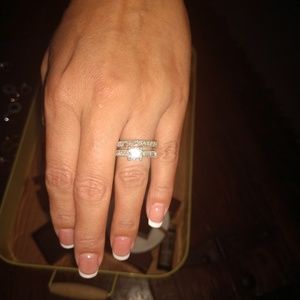 Sterling Silver Wedding set